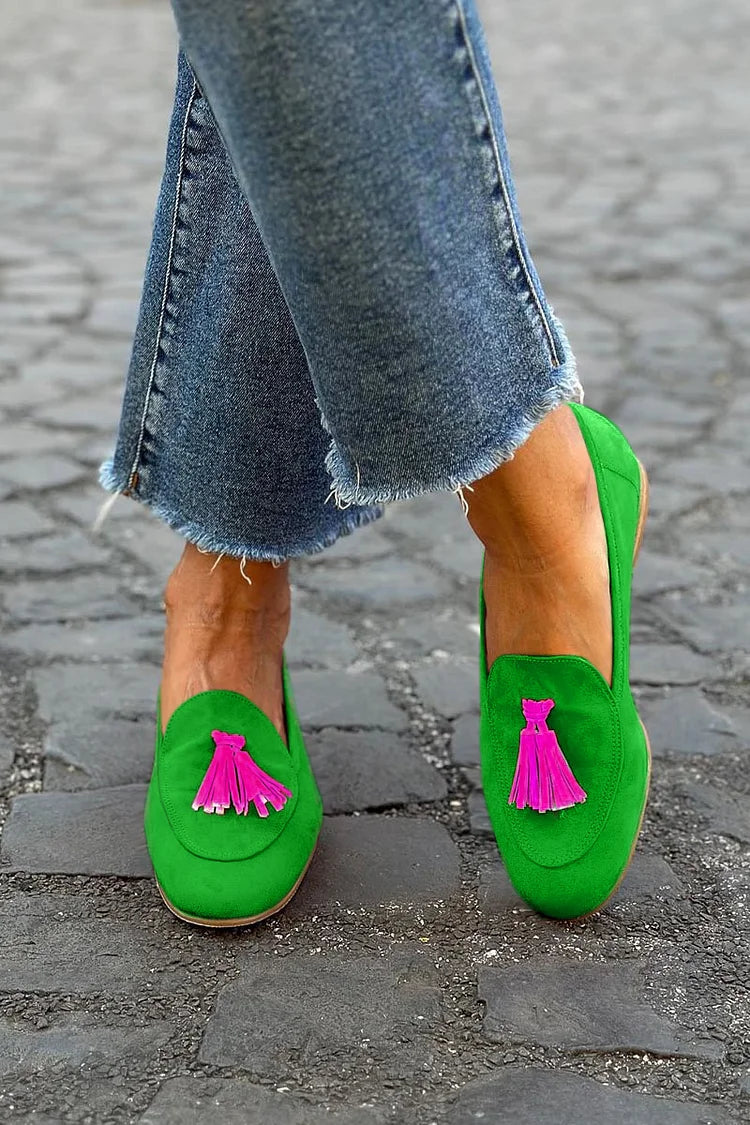 Brielle Loafers with Tassels