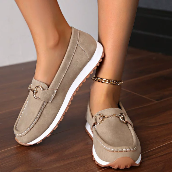 Elodie - Flat Buckle Loafers