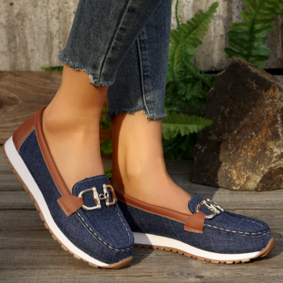 Esme - Flat Buckle Loafers